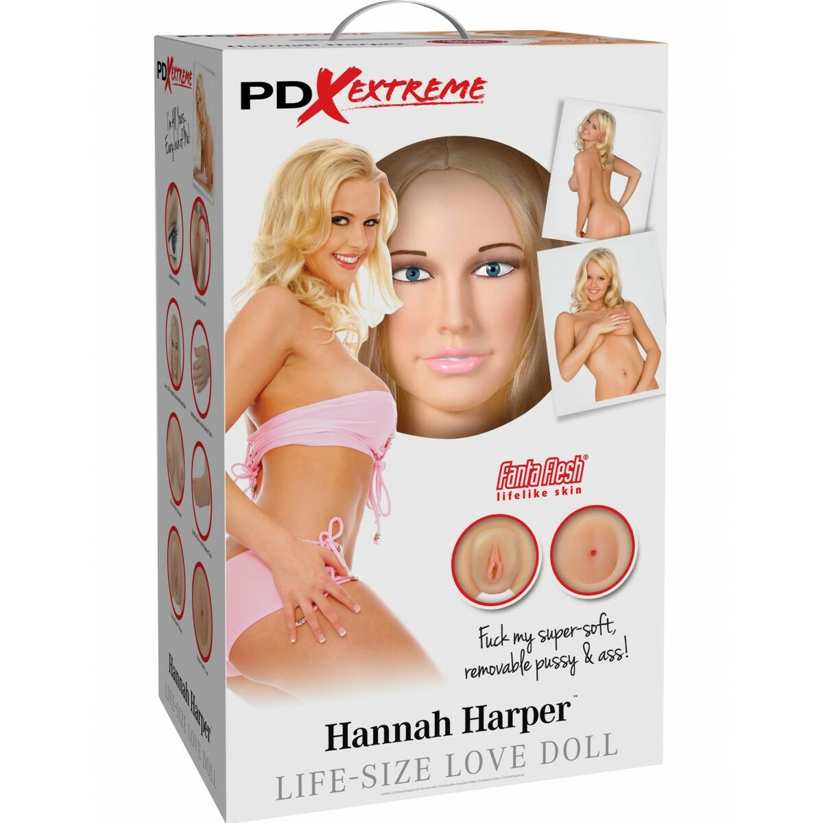 Φουσκωτή Κούκλα Hannah Harper Nova Rico PDX Extreme